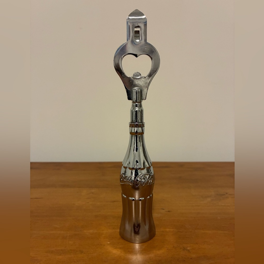 Coca Cola 2002 Chromed Bottle Opener
